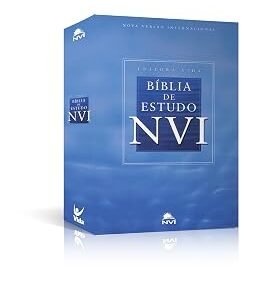 Bíblia de Estudo - NVI - capa dura azul
